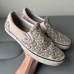 Custom Matty Boy Inspired 99 Eyes Checkered Slip On Vans